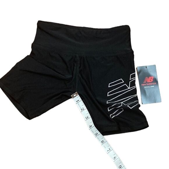 New Balance Black Performance Shorts, Size YS (7/8), NWT - Picture 8 of 8